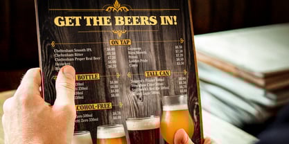 ITC Cheltenham Font Poster 4